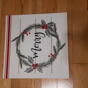 Wooden Christmas Sign